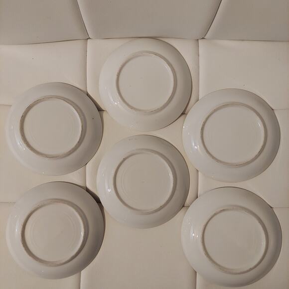 *RARE* Vintage Nippon White Porcelain Hand Painted Floral Tea & Dessert Set - Picture 7 of 9